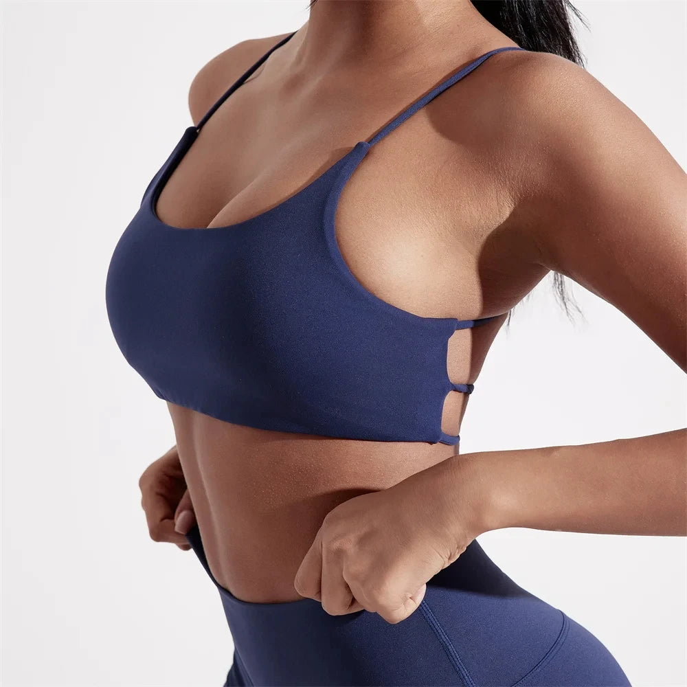 The Stripe Leisure sports bra