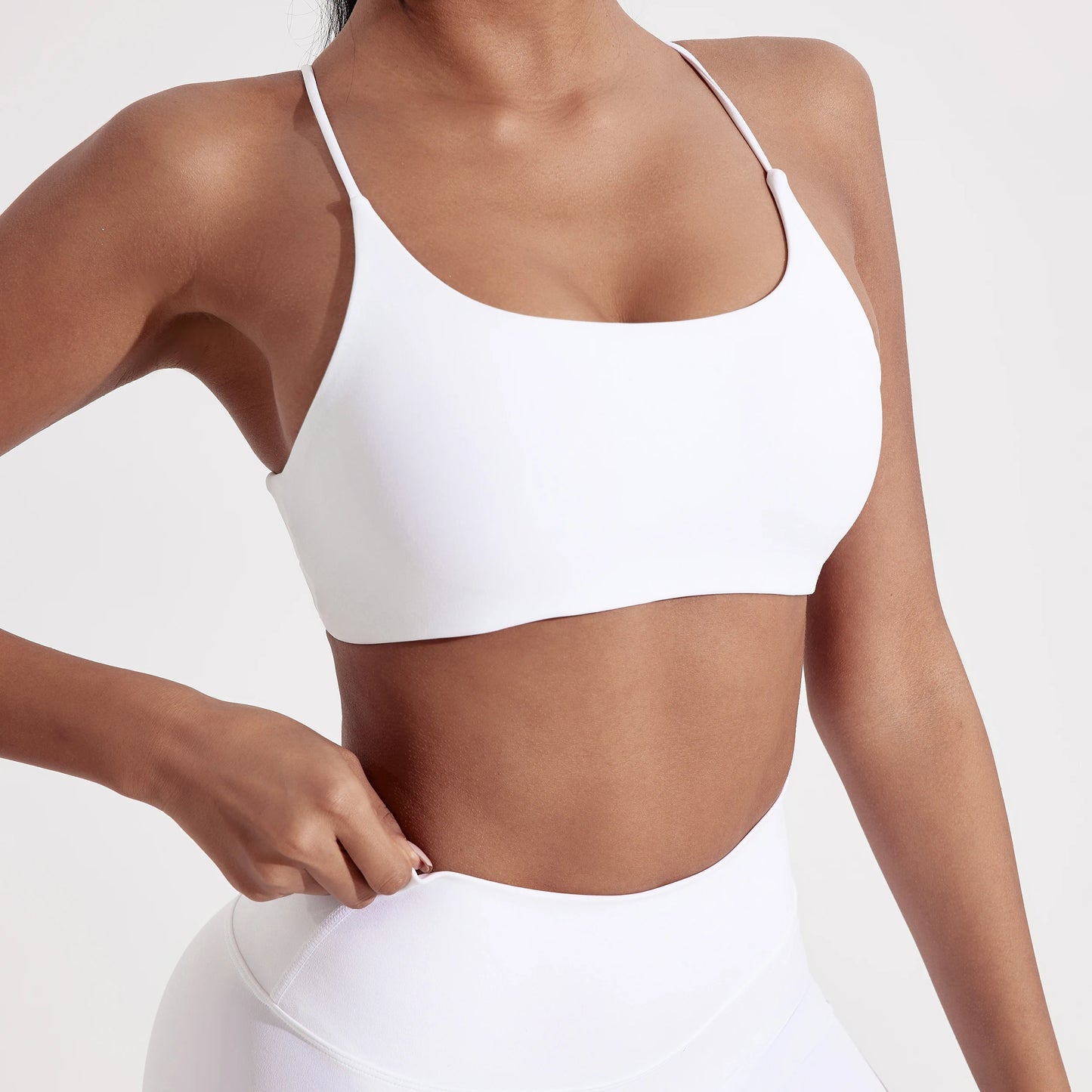 The Stripe Leisure sports bra