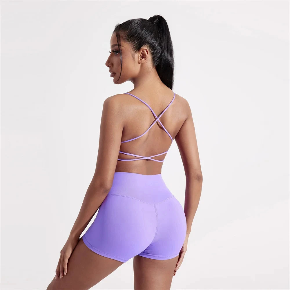 The Stripe Leisure sports bra